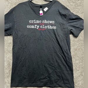 Gildan Unisex Short Sleeve Tee Shirt Crime Shows Comfy Clothes Size XL New